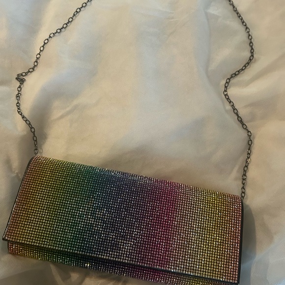 Multicolor Rhinestone Clutch - Picture 5 of 5